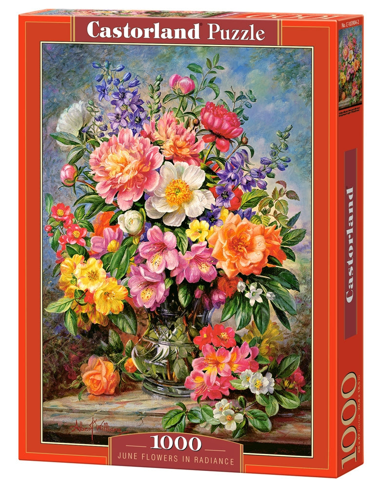 June Flowers in Radiance – 1000 Piece Jigsaw Puzzle (Castorland)