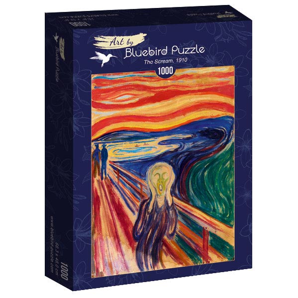 Bluebird Puzzle - Munch - The Scream, 1910 - 1000 Piece Jigsaw Puzzle