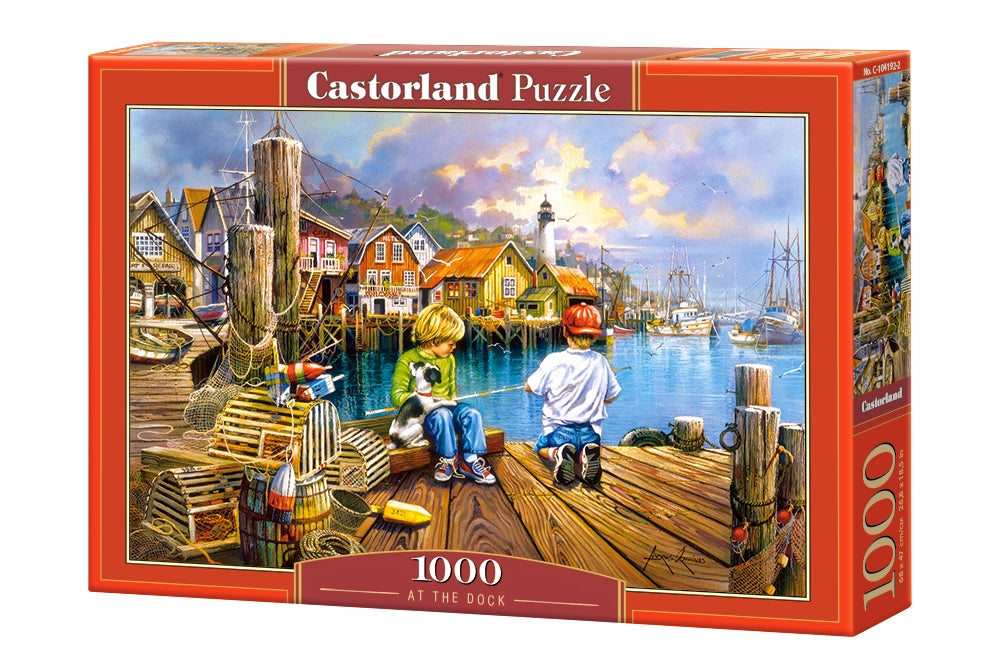 At the Dock – 1000 Piece Jigsaw Puzzle (Castorland)