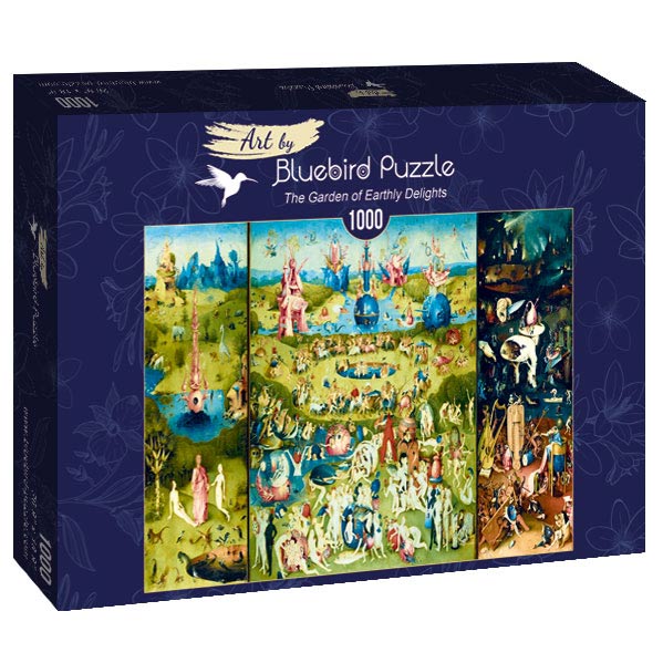 The Garden of Earthly Delights by Bosch – 1000 Piece Jigsaw Puzzle (Bluebird Puzzle)