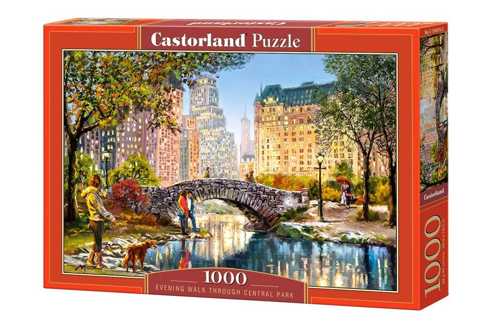 Castorland - Evening Walk Through Central Park - 1000 Piece Jigsaw Puzzle