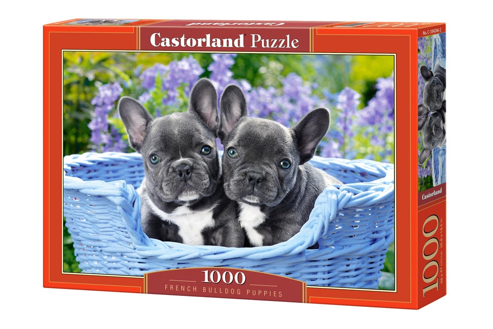 French Bulldog Puppies – 1000 Piece Jigsaw Puzzle (Castorland)