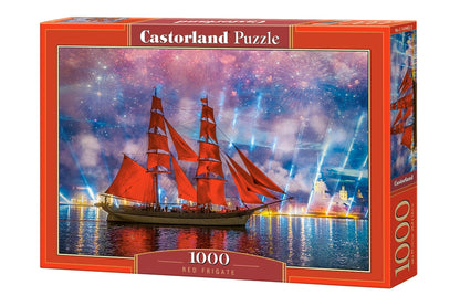 Castorland - Red Frigate - 1000 Piece Jigsaw Puzzle