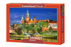 Poland, Krakow: Wawel Castle at Night – 1000 Piece Jigsaw Puzzle (Castorland)