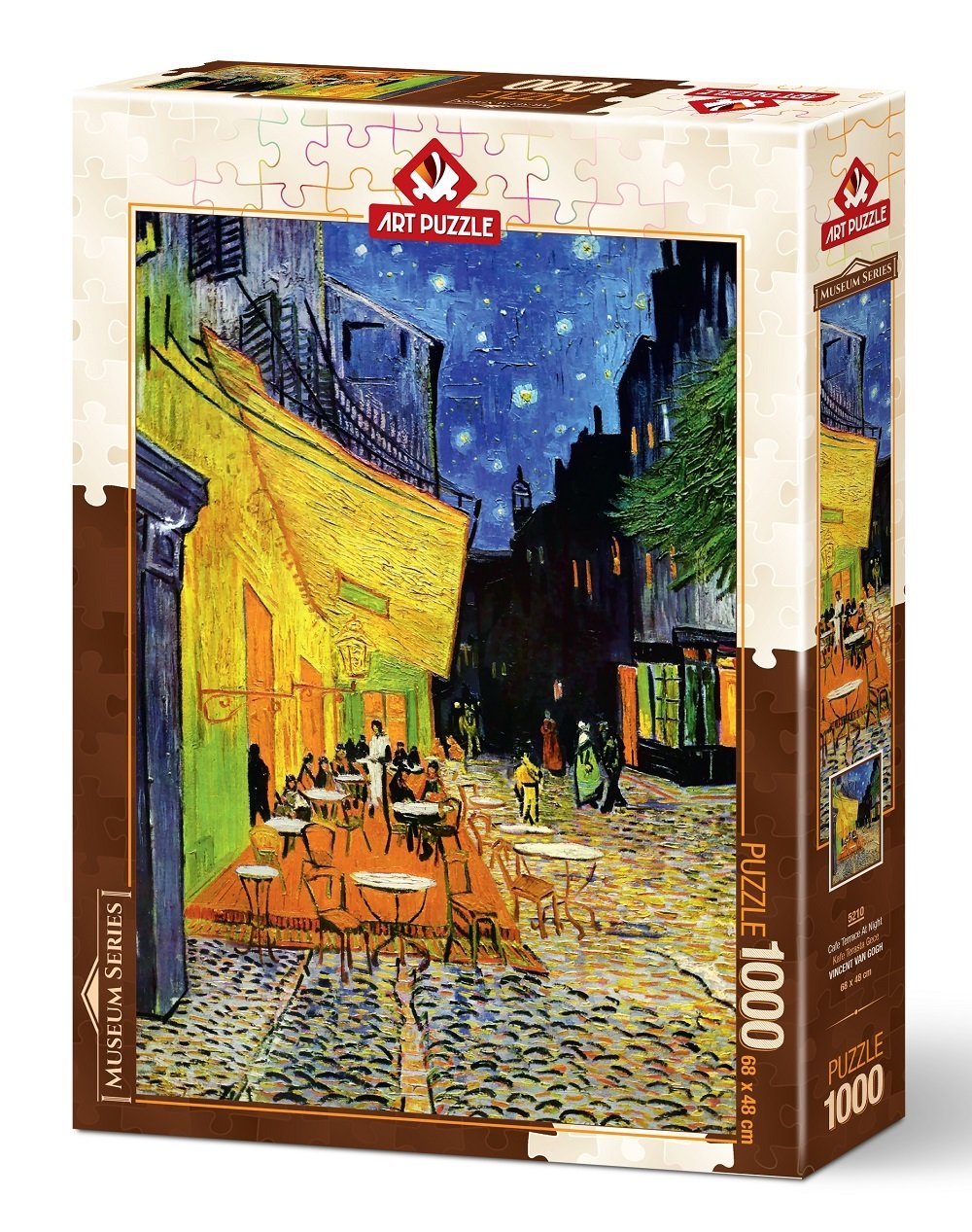 Café Terrace at Night, 1888 by Vincent Van Gogh – 1000 Piece Jigsaw Puzzle (Art Puzzle)