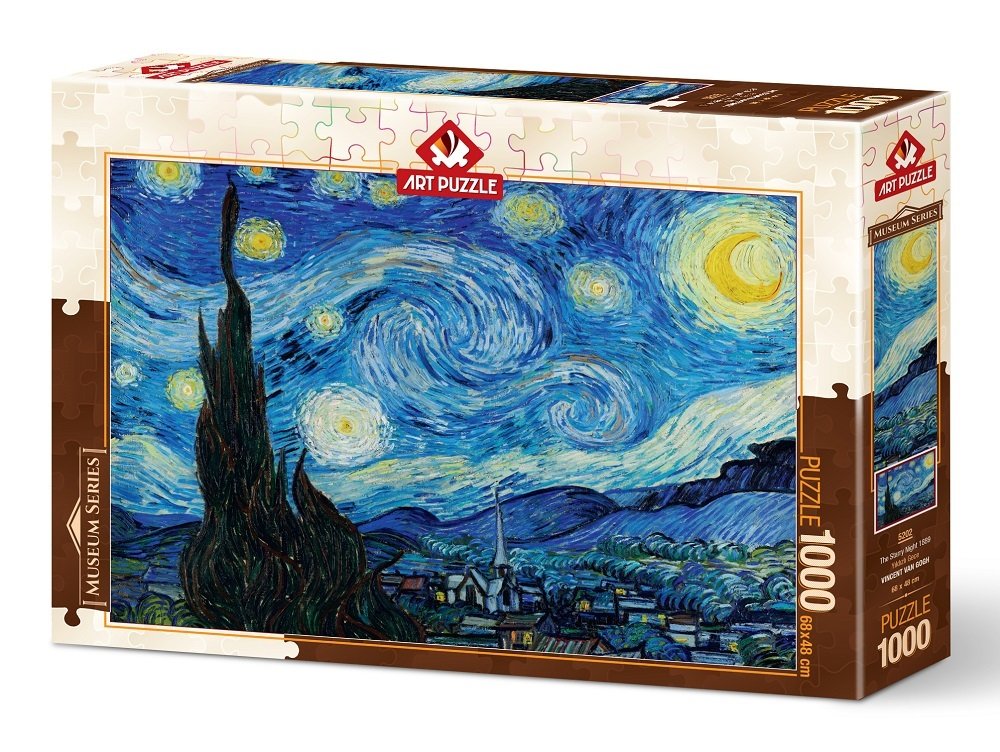 Starry Night over the Rhône, 1888 by Vincent Van Gogh – 1000 Piece Jigsaw Puzzle (Art Puzzle)
