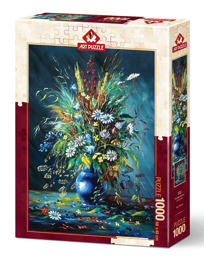 Art Puzzle - The Wild Flowers - 1000 Piece Jigsaw Puzzle