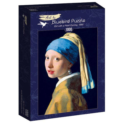 Bluebird Puzzle - Vermeer- Girl with a Pearl Earring, 1665 - 1000 Piece Jigsaw Puzzle