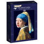 Girl with a Pearl Earring, 1665 by Vermeer – 1000 Piece Jigsaw Puzzle (Bluebird Puzzle)