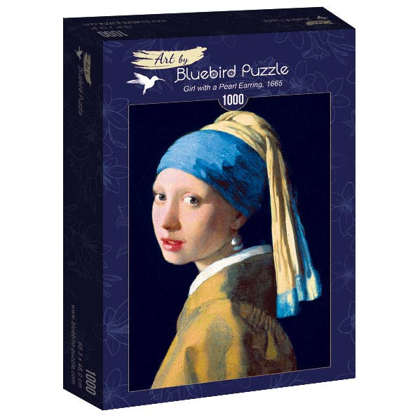 Girl with a Pearl Earring, 1665 by Vermeer – 1000 Piece Jigsaw Puzzle (Bluebird Puzzle)