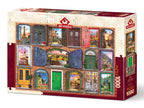 Doors of Europe – 1000 Piece Jigsaw Puzzle (Art Puzzle)