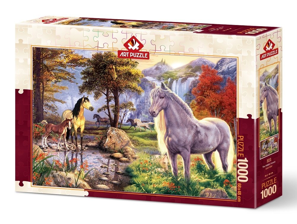 Hidden Horses – 1000 Piece Jigsaw Puzzle (Art Puzzle)