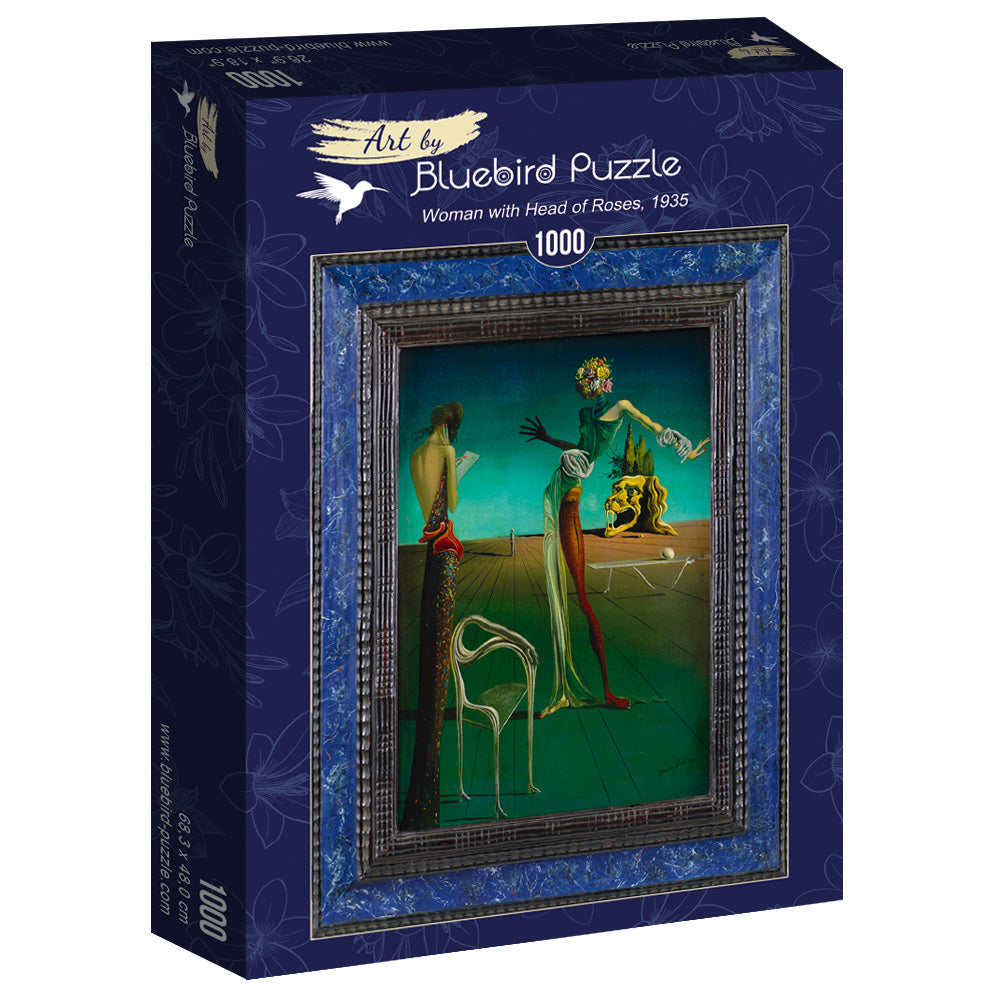 Bluebird Puzzle - Salvador  Dalí - Woman with Head of Roses, 1935 - 1000 Piece Jigsaw Puzzle