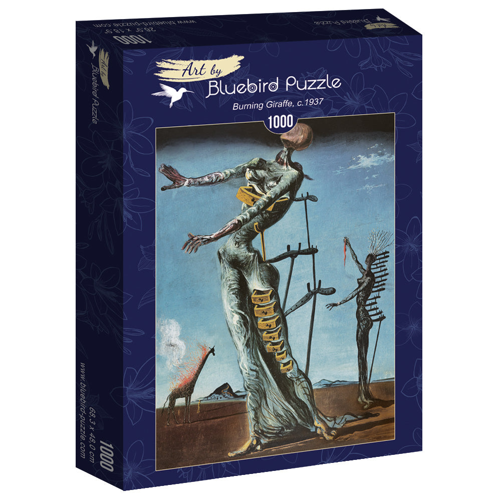 Burning Giraffe, c. 1937 by Salvador Dalí – 1000 Piece Jigsaw Puzzle (Bluebird Puzzle)