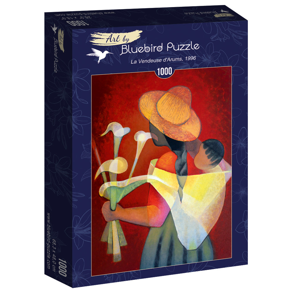 Bluebird Puzzle - Louis Toffoli - La Vendeuse d'Arums, 1996 - 1000 Piece Jigsaw Puzzle