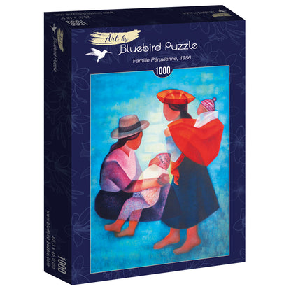 Bluebird Puzzle - Louis Toffoli - Famille Péruvienne, 1986 - 1000 Piece Jigsaw Puzzle