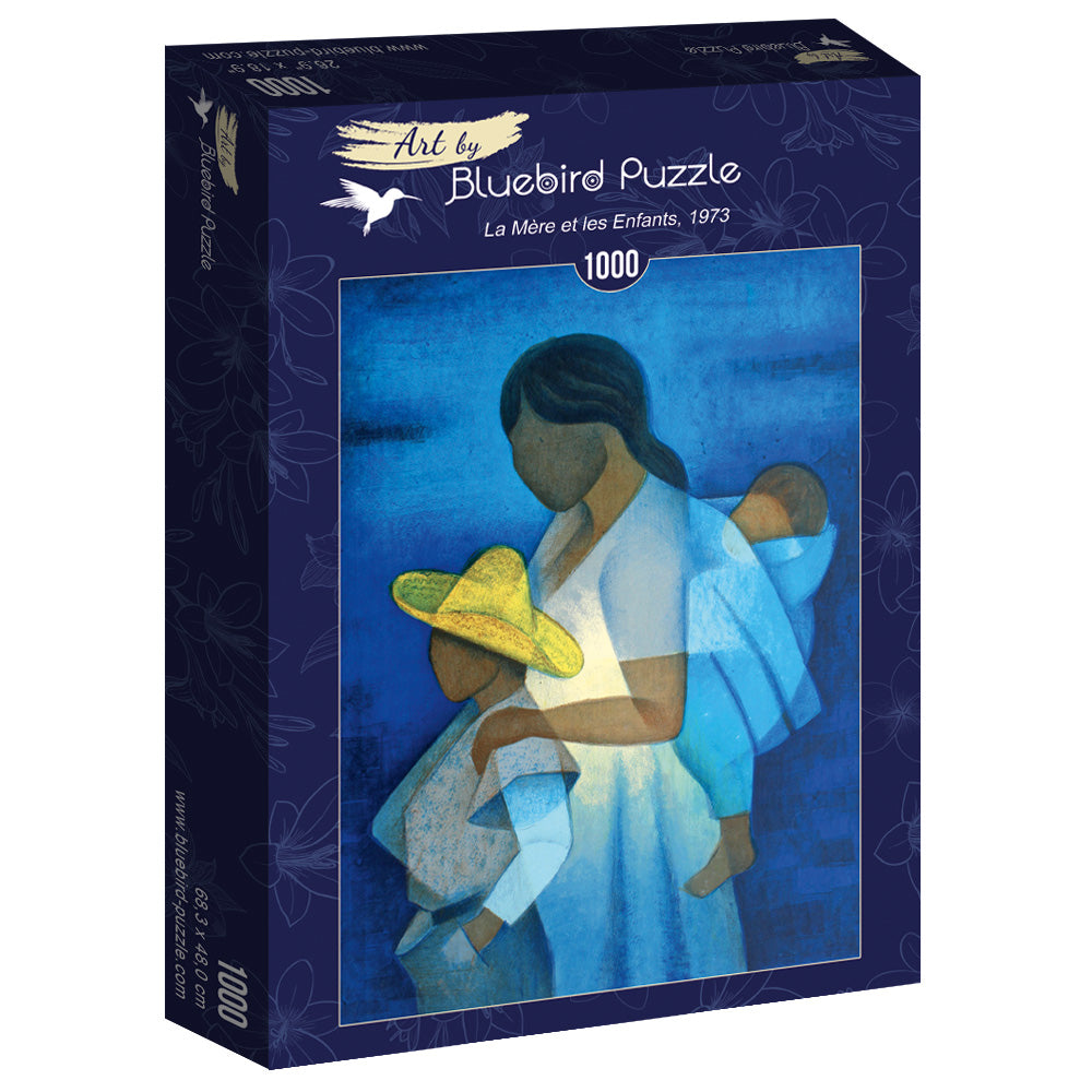 Bluebird Puzzle - Louis Toffoli - La Mère et les Enfants, 1973 - 1000 Piece Jigsaw Puzzle
