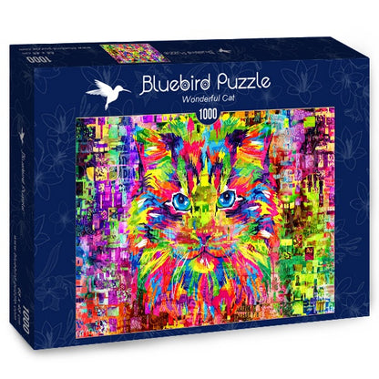 Bluebird Puzzle - Wonderful Cat - 1000 Piece Jigsaw Puzzle