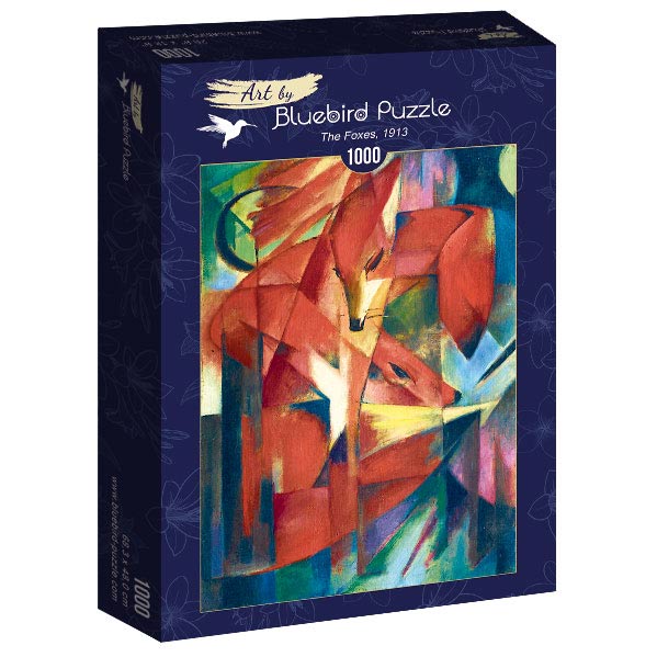 The Foxes, 1913 by Franz Marc – 1000 Piece Jigsaw Puzzle (Bluebird Puzzle)