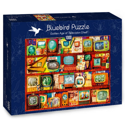 Bluebird Puzzle - Golden Age of Television - Shelf - 1000 Piece Jigsaw Puzzle