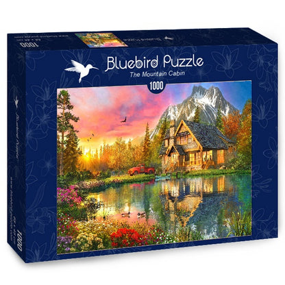 Bluebird Puzzle - The Mountain Cabin - 1000 Piece Jigsaw Puzzle