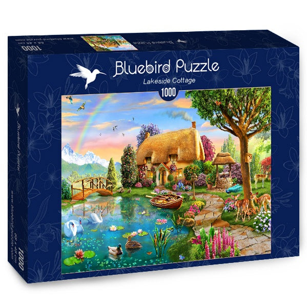 Lakeside Cottage – 1000 Piece Jigsaw Puzzle (Bluebird Puzzle)
