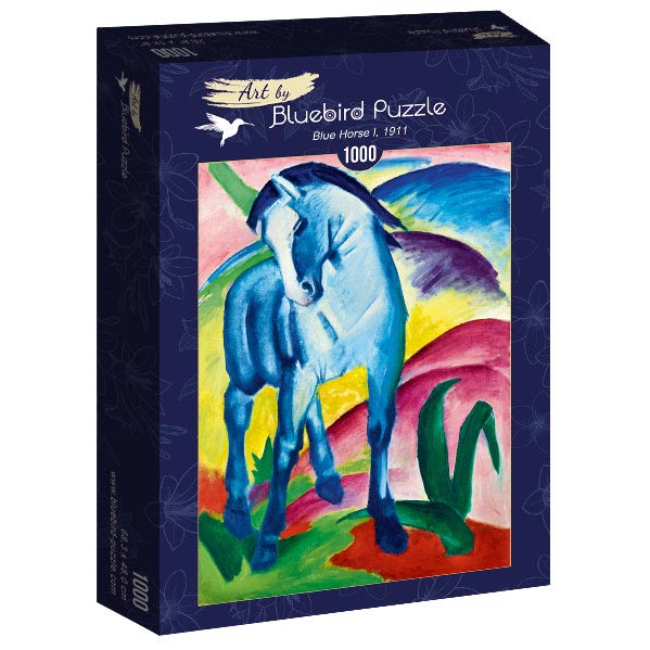 Bluebird Puzzle - Franz Marc - Blue Horse I, 1911 - 1000 Piece Jigsaw Puzzle