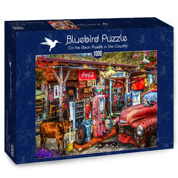 On the Back Roads in the Country – 1000 Piece Jigsaw Puzzle (Bluebird Puzzle)