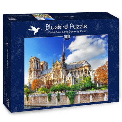 Bluebird Puzzle - Cathédrale Notre-Dame de Paris - 1000 Piece Jigsaw Puzzle