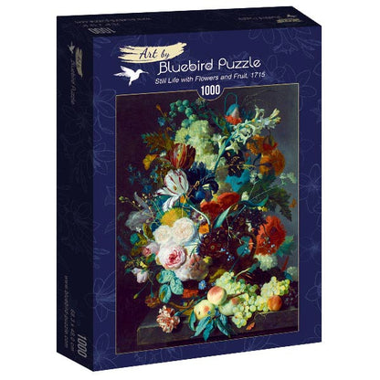 Bluebird Puzzle - Jan Van Huysum - Still Life with Flowers and Fruit, 1715 - 1000 Piece Jigsaw Puzzle