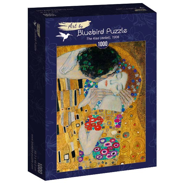 Bluebird Puzzle - Gustave Klimt - The Kiss (detail), 1908 - 1000 Piece Jigsaw Puzzle