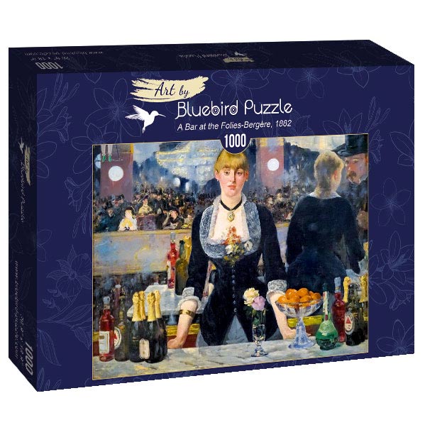 A Bar at the Folies-Bergère, 1882 by Édouard Manet – 1000 Piece Jigsaw Puzzle (Bluebird Puzzle)