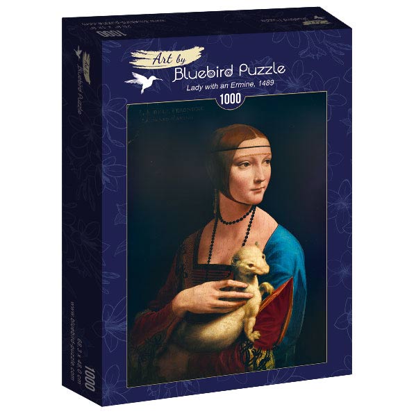 Bluebird Puzzle - Leonardo Da Vinci - Lady with an Ermine, 1489 - 1000 Piece Jigsaw Puzzle