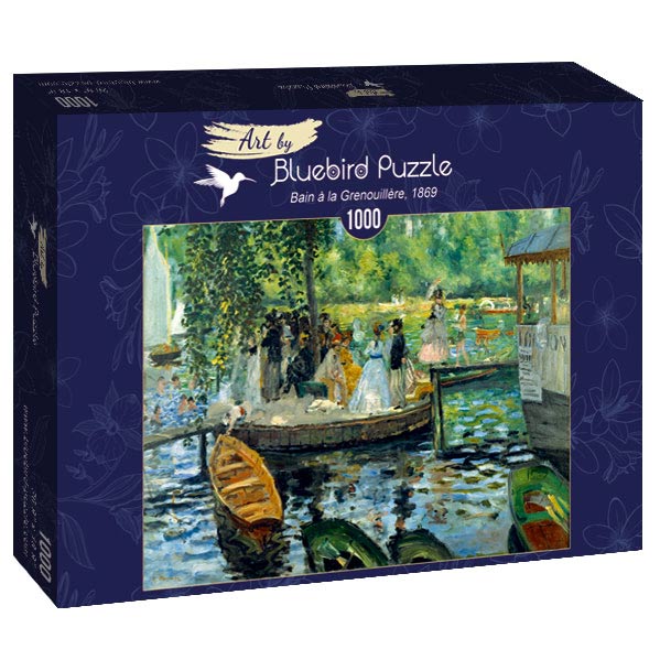 La Grenouillère, 1869 by Renoir – 1000 Piece Jigsaw Puzzle (Bluebird Puzzle)