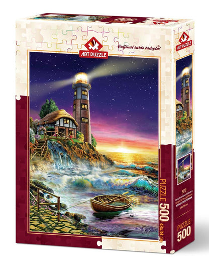 Art Puzzle - The Lighthouse - 500 Piece Jigsaw Puzzle