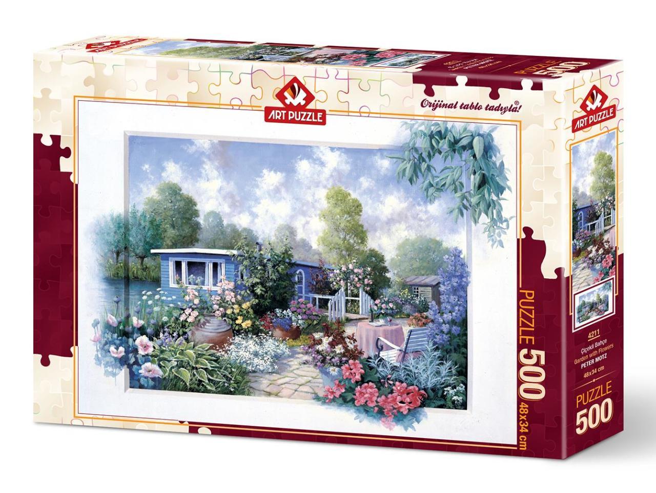 Art Puzzle - Floral Garden - 500 Piece Jigsaw Puzzle