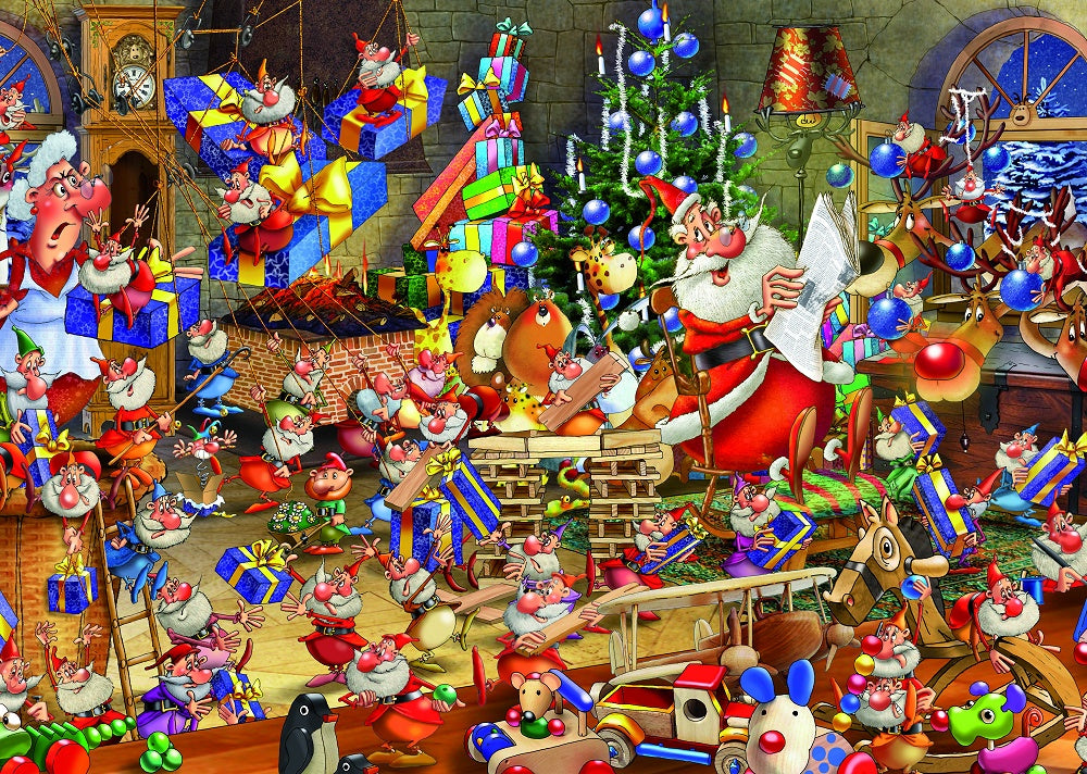 Christmas Chaos – 1000 Piece Jigsaw Puzzle (Piatnik)