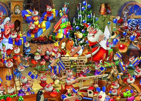 Christmas Chaos – 1000 Piece Jigsaw Puzzle (Piatnik)