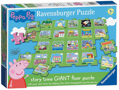 Ravensburger Peppa Pig - Tell a Story 24pc Giant Floor Jigsaw Puzzle