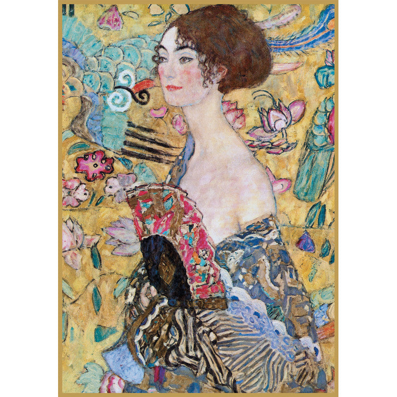 Lady With Fan by Klimt – 1000 Piece Jigsaw Puzzle (Piatnik)