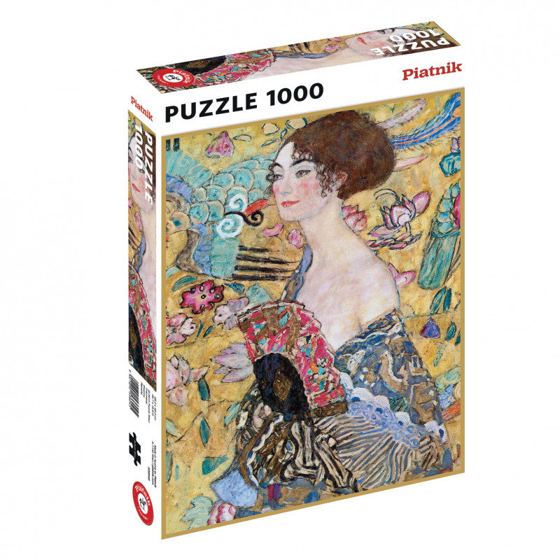 Lady With Fan by Klimt – 1000 Piece Jigsaw Puzzle (Piatnik)