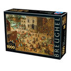 Children's Games by Pieter Brueghel – 1000 Piece Jigsaw Puzzle (Dtoys)