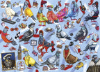 Pigeons of Britain – 1000 Piece Jigsaw Puzzle (Gibsons)
