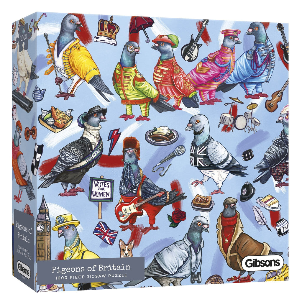 Pigeons of Britain – 1000 Piece Jigsaw Puzzle (Gibsons)
