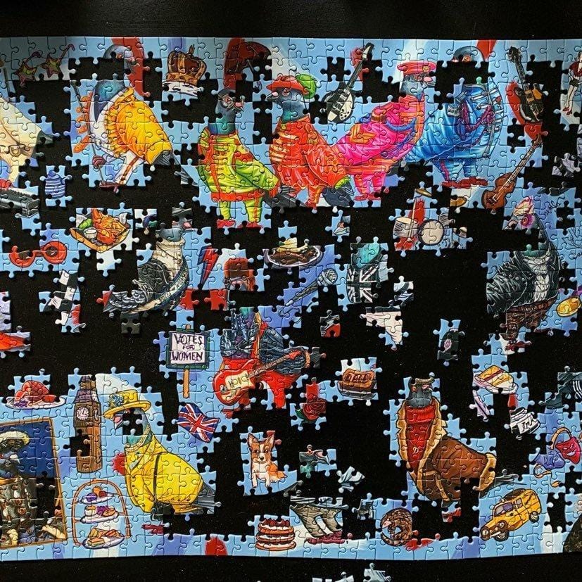 Pigeons of Britain – 1000 Piece Jigsaw Puzzle (Gibsons)