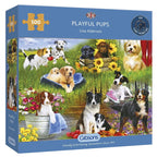 Playful Pups – 500 Piece Jigsaw Puzzle (Gibsons)