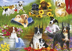 Playful Pups – 500 Piece Jigsaw Puzzle (Gibsons)