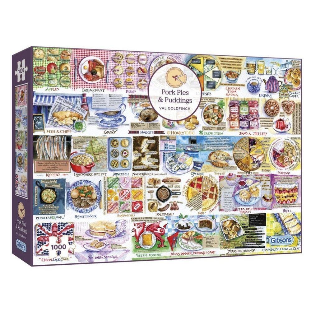 Pork Pies & Puddings – 1000 Piece Jigsaw Puzzle (Gibsons)
