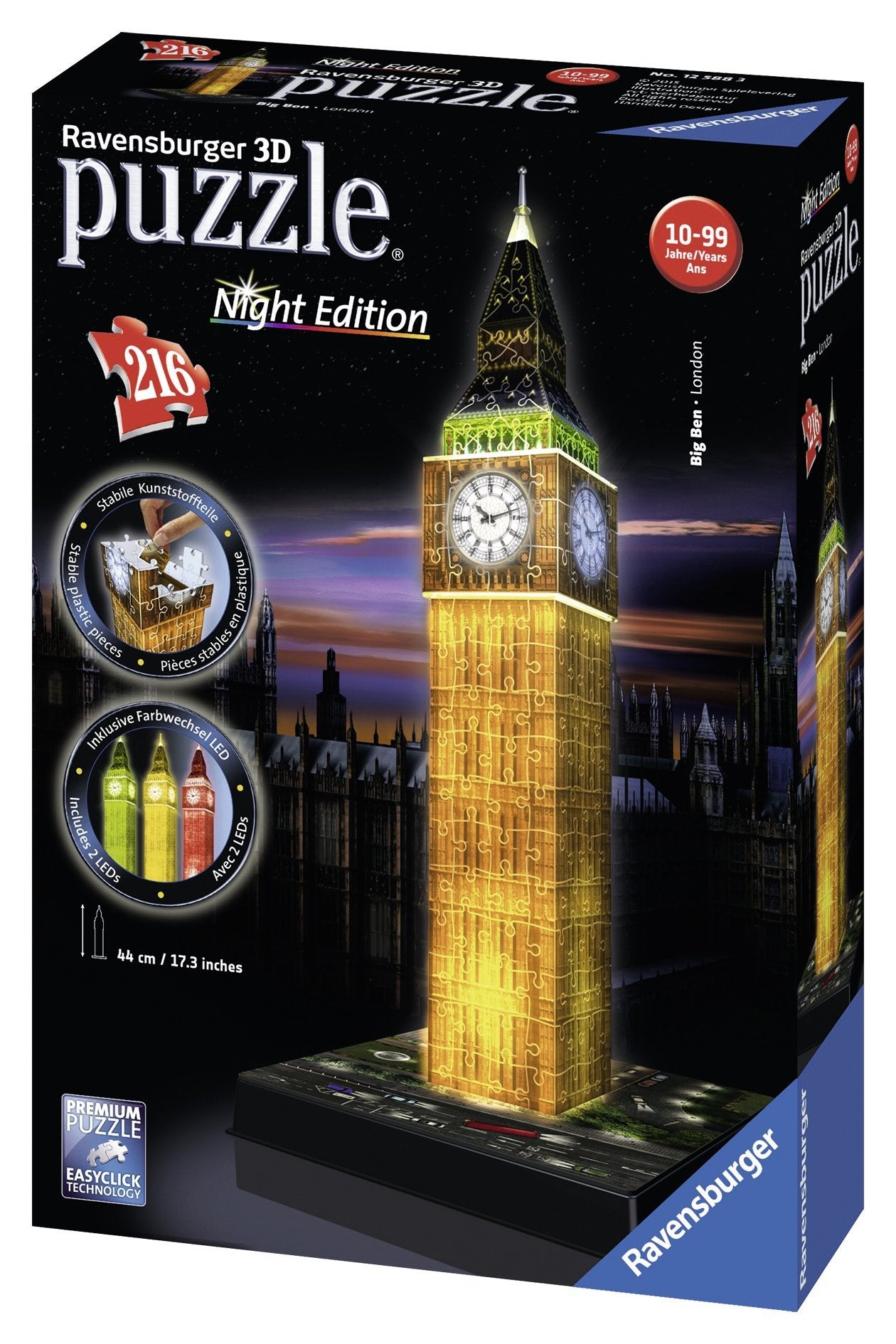 Big Ben – Night Edition – 216 Piece Jigsaw Puzzle (Ravensburger)