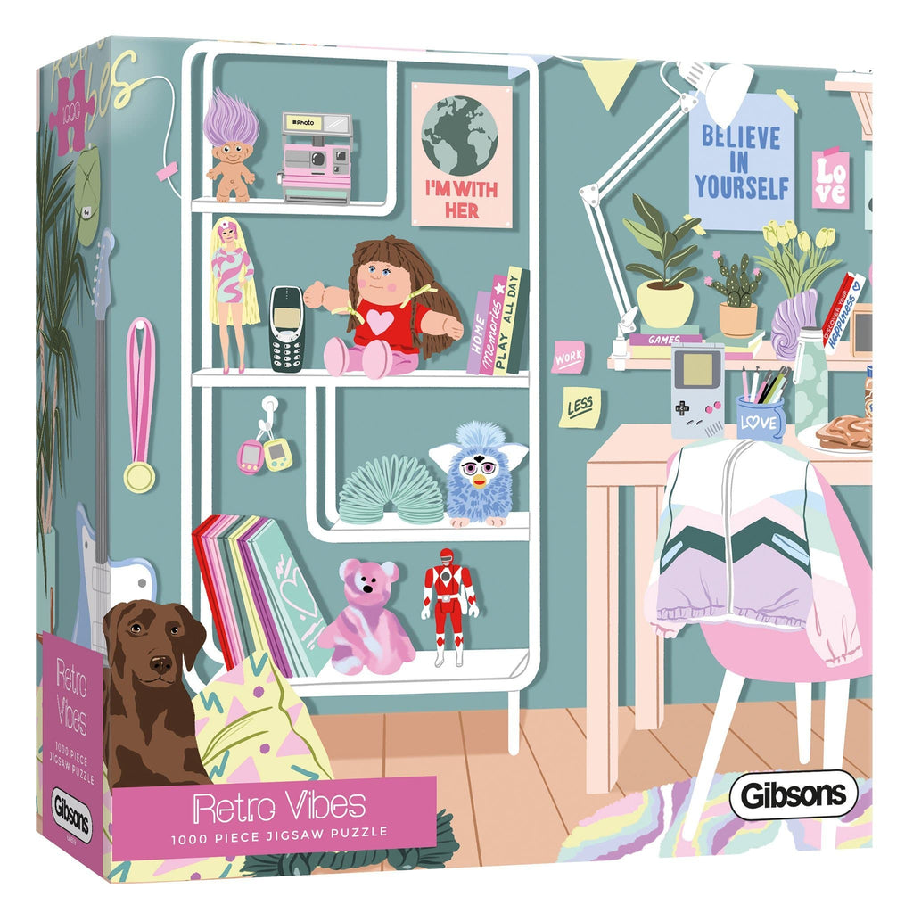 Retro Vibes – 1000 Piece Jigsaw Puzzle (Gibsons)